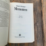 HENRY A. KISSINGER, Memoiren 1968-1973