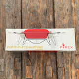 PYREX, Geschirrträger mit Heizkerze