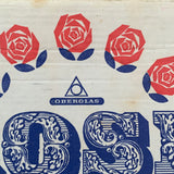 OBERGLAS, Sandwichplatte "Rose"