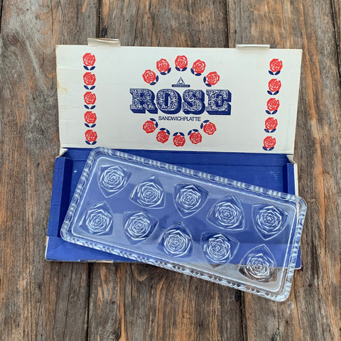 OBERGLAS, Sandwichplatte "Rose"