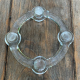 Adventkranz aus Glas