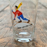Trinkglas "Skifahrer"