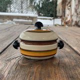 CARL AUBÖCK für RIESS EMAILLE, Mini-Kochtopf