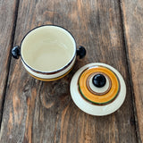 CARL AUBÖCK für RIESS EMAILLE, Mini-Kochtopf