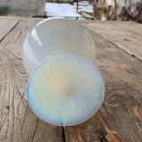 Opaline Vase, Italien 1960/70er-Jahre