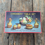 Menage-Set, 1960/70er-Jahre