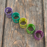 STEFANO GIOVANNONI & GUIDO VENTURIN für ALESSI, Serviettenringe