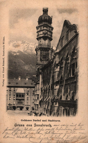 Innsbruck Goldenes Dachl und Stadtturm