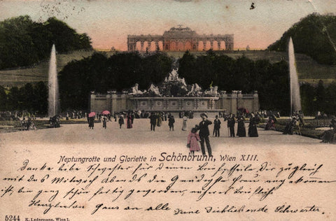 Schönbrunn Neptungrotte Gloriette
