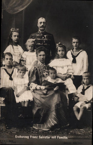 Erzherzog Franz Salvator mit Familie