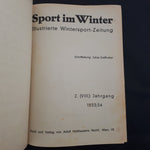 Sport im Winter Jahrgang 1933 - 1934