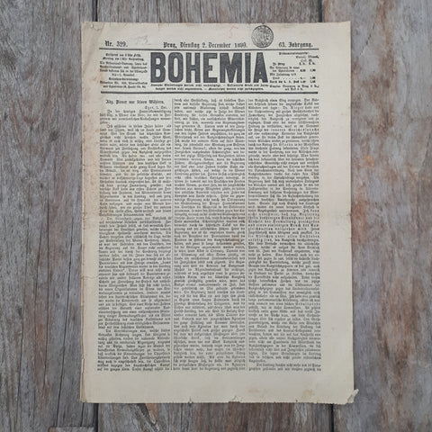 Bohemia 2.12.1890
