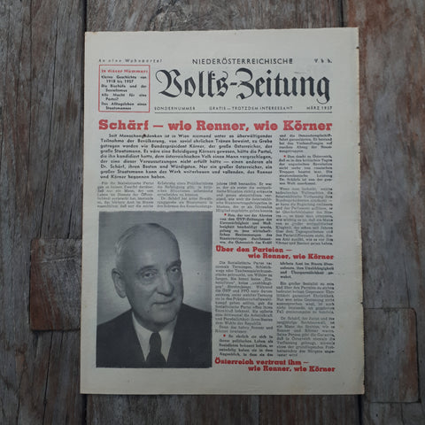 Niederösterreichische Volkszeitung März 1957
