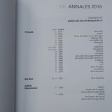 CHRISTOPH KIEFHABER, Annales 2016