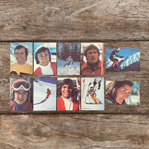 Wintersportler Sticker, 36 Stück