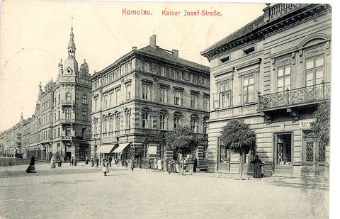 Komotau Chomutov Kaiser Josef Straße