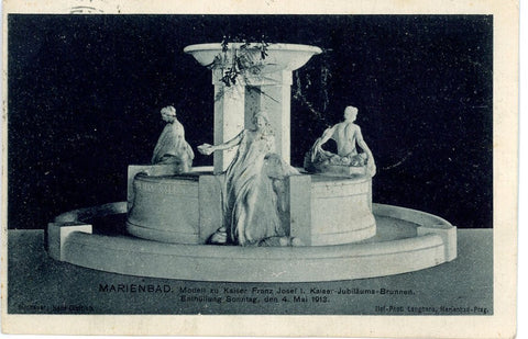 Marienbad Marianske Lazne Modell Jubiläumsbrunnen
