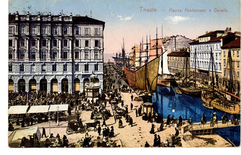 Triest Trieste Piazza Ponterosso a Canale