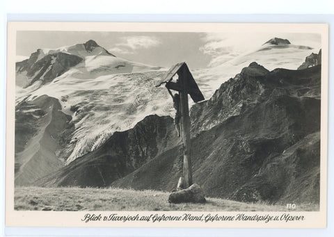 Blick v. Tuxerjoch auf Gefrorene Wand, Gefrorene Wandspitze u. Olperer