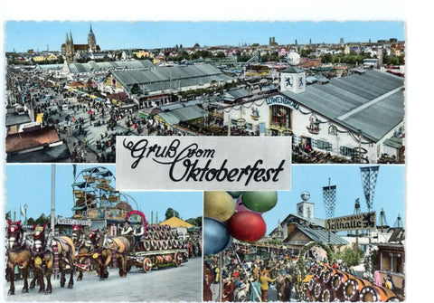 München, Gruß vom Oktoberfest