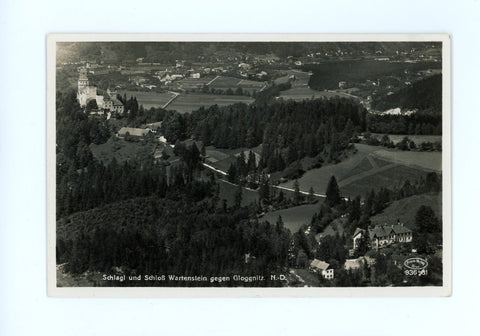 Schlagl und Schloss Wartenstein gegen Gloggnitz