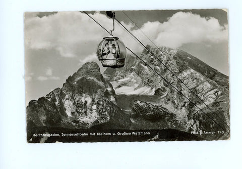 Berchtesgaden, Jennerseilbahn mit Watzmann