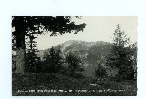 Blick vom Berghotel Pollereshaus am Sonnwendstein