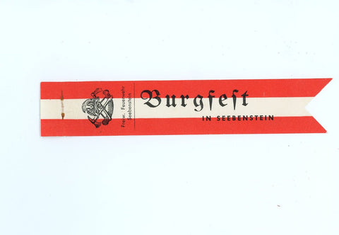 Burgfest in Seebenstein, Ansteckflagge