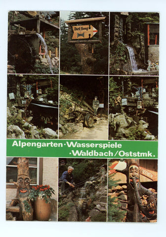 Waldbach, Alpengarten, Wasserspiele