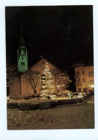 Mayrhofen, Pfarrkirche im Winter